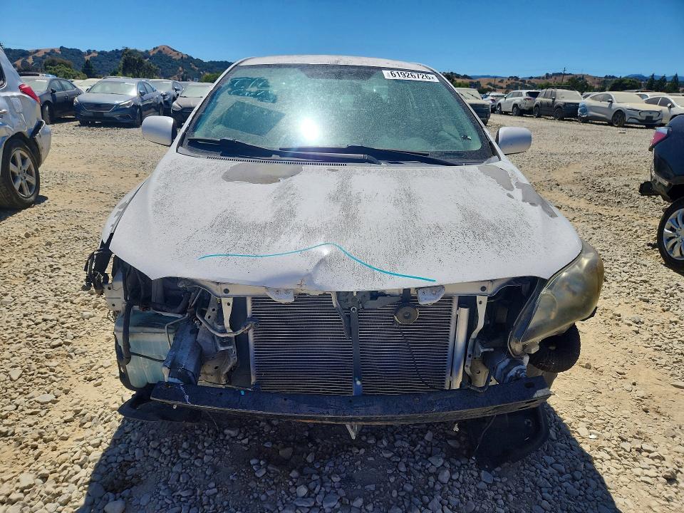 2012 Toyota Corolla VIN 5YFBU4EE0CP012541 COPART salvage auction — FRONT END, CA - SALVAGE CERTIFICATE, sold $60 on 2026-07-28 (photo 5)