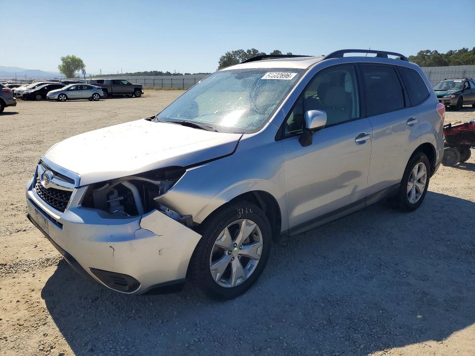 2015 Subaru Forester VIN JF2SJAFC5FH514516 COPART salvage auction — FRONT END, Ca - Salvage Certificate, sold $3,150 on 2026-07-31 (photo 1)