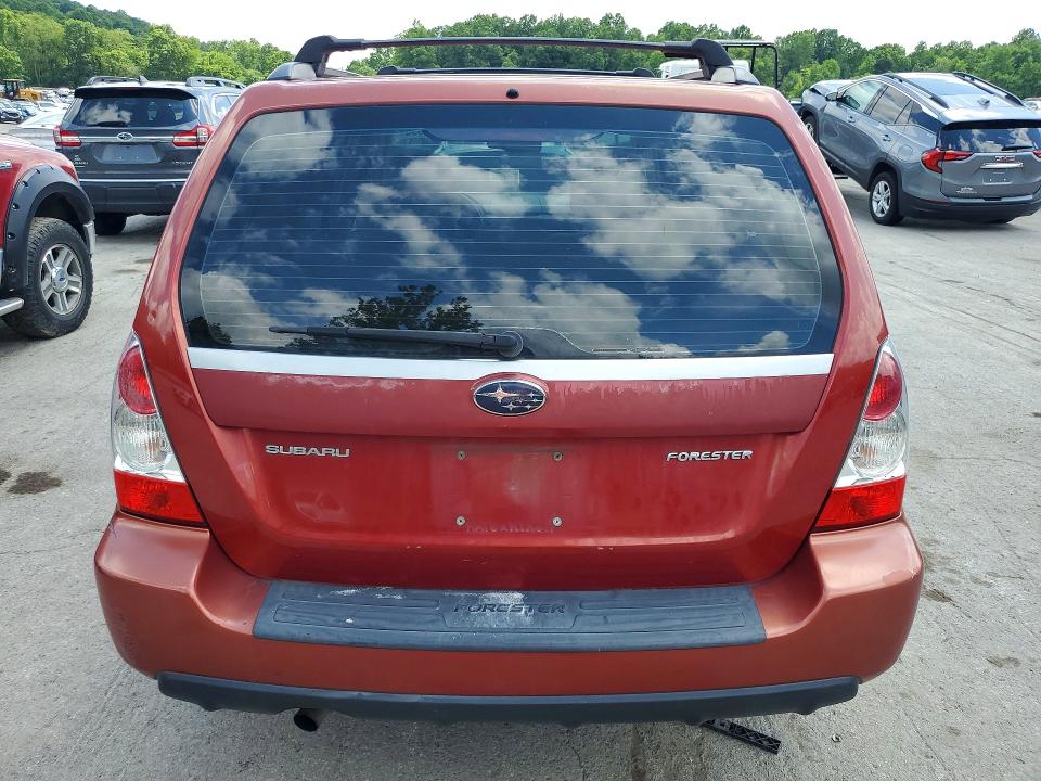 2008 Subaru Forester VIN JF1SG65668H724668 COPART salvage auction — FRONT END, PA - CERTIFICATE OF SALVAGE, sold $475 on 2026-07-16 (photo 6)