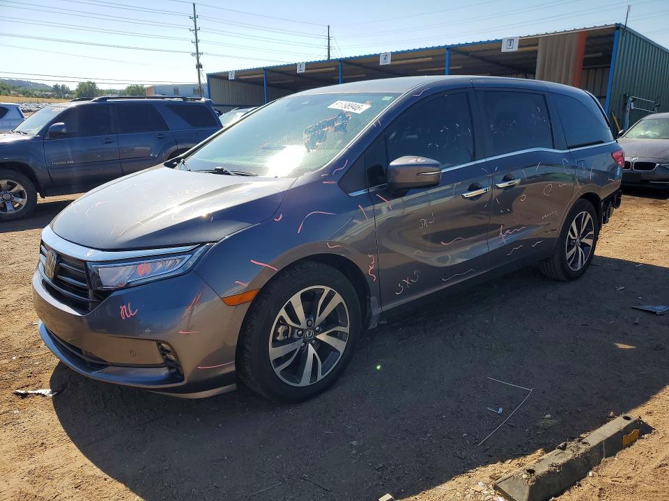 2021 Honda Odyssey VIN 5FNRL6H8XMB033963 — COPART salvage auction photo