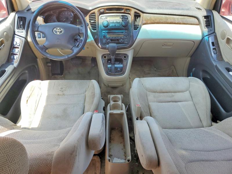 2001 Toyota Highlander VIN JTEGF21A210012292 COPART salvage auction — NORMAL WEAR, Tx - Certificate Of Title, sold $150 on 2026-07-31 (photo 8)