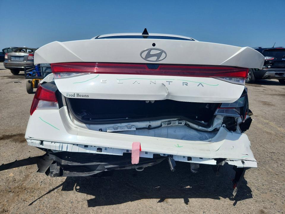 2024 Hyundai Elantra VIN KMHLM4DG5RU781051 COPART salvage auction — REAR END, Pa - Certificate Of Salvage, sold $5,600 on 2026-07-17 (photo 6)