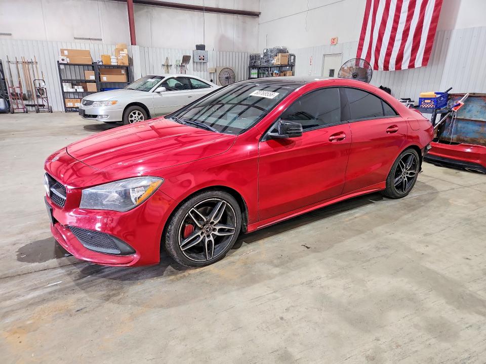 2018 Mercedes-benz Cla-klasse VIN WDDSJ4EB1JN587066 COPART salvage auction — REAR END, Tx - Salvage Vehicle Title, sold $1,500 on 2026-08-17 (photo 1)