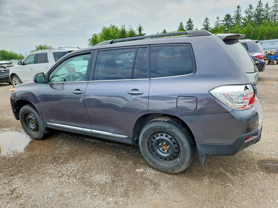 2013 Toyota Highlander VIN 5TDZA3EH4DS032733 COPART salvage auction — REAR END, ON - PERMIT NO BRAND - UNFIT, sold $775 on 2026-07-21 (photo 2)