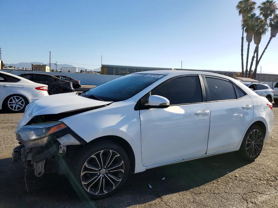 2014 Toyota Corolla VIN 5YFBURHE9EP131880 COPART salvage auction — FRONT END, Ca - Salvage Certificate, sold $1,700 on 2026-07-21 (photo 1)
