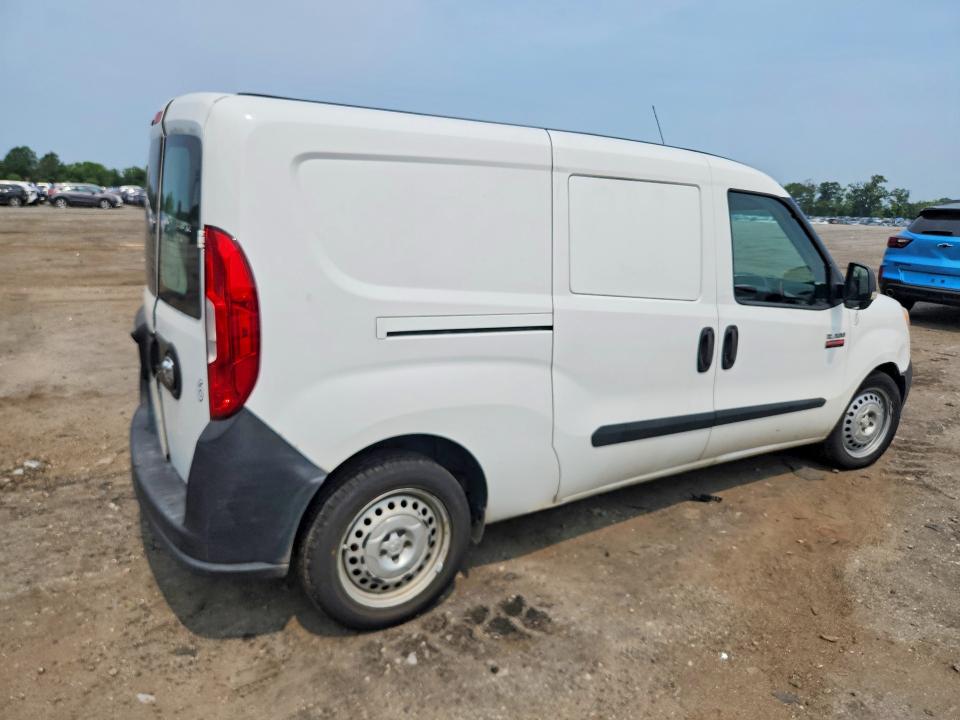 2016 Ram Promaster city VIN ZFBERFAT8G6B55075 COPART salvage auction — FRONT END, VA - CERT OF TITLE - SALVAGE, sold $800 on 2026-08-05 (photo 3)