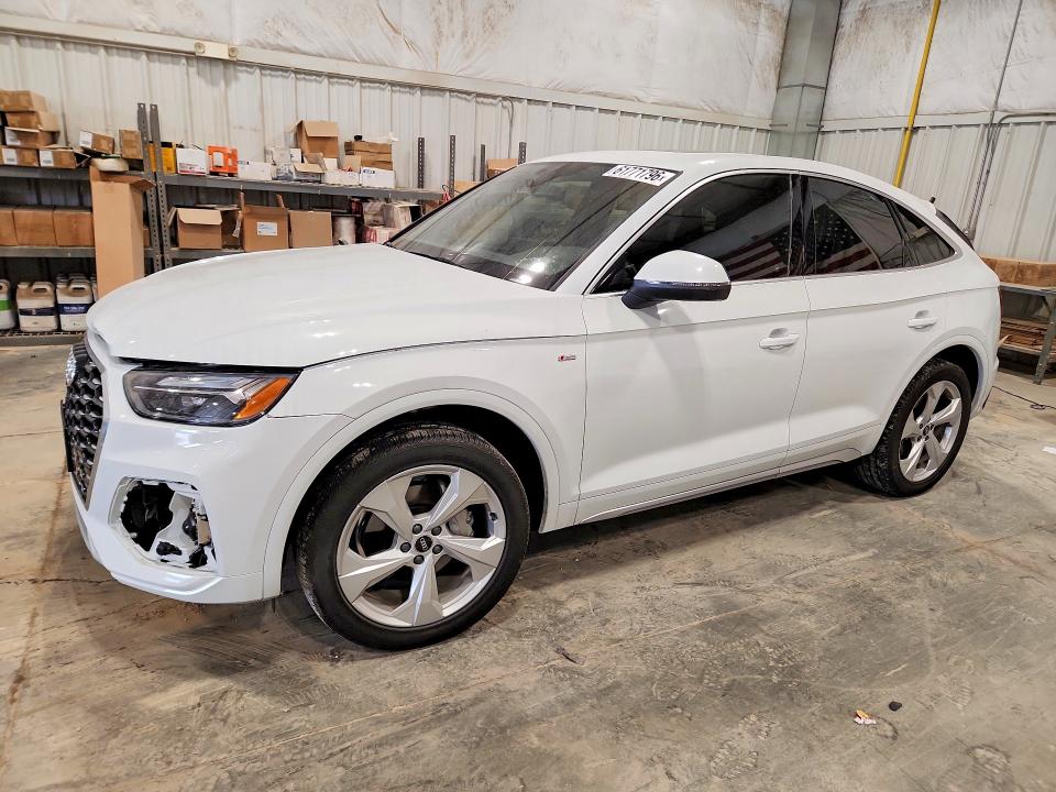 2023 Audi Q5 VIN WA14AAFY2P2091041 COPART salvage auction — FRONT END, Wi - Cert Of Title-Claim Paid, sold $750 on 2026-07-29 (photo 1)