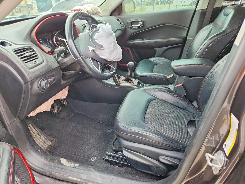 2019 Jeep Compass VIN 3C4NJDDB4KT733387 COPART salvage auction — FRONT END, Ca - Salvage Certificate, sold $975 on 2026-07-27 (photo 7)
