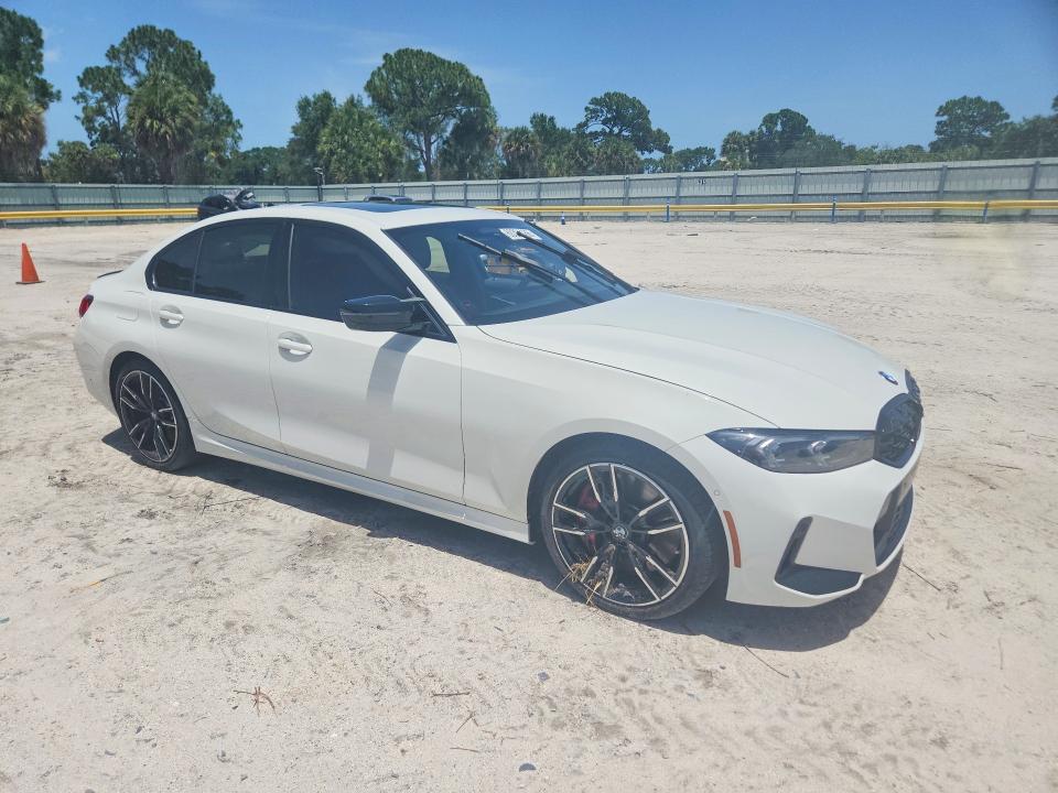2023 BMW M3 VIN 3MW49FS01P8D17144 COPART salvage auction — SIDE, Fl - Cert Of Title Slvg Rebuildable, sold $24,700 on 2026-08-12 (photo 4)