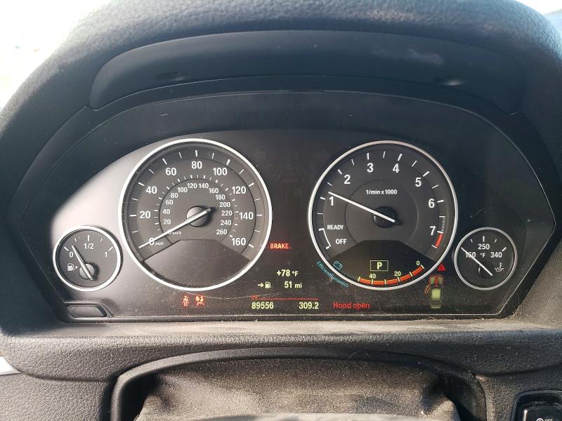 2015 BMW 3er VIN WBA3C1C50FK120604 COPART salvage auction — FRONT END, CA - SALVAGE CERTIFICATE, sold $1,400 on 2026-07-28 (photo 9)