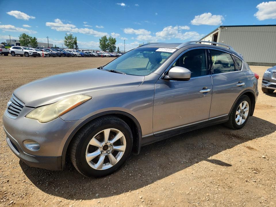 2010 Infiniti Ex35 VIN JN1AJ0HR0AM758003 COPART salvage auction — FRONT END, AB - OOP - SALVAGE, sold $225 on 2026-07-28 (photo 1)