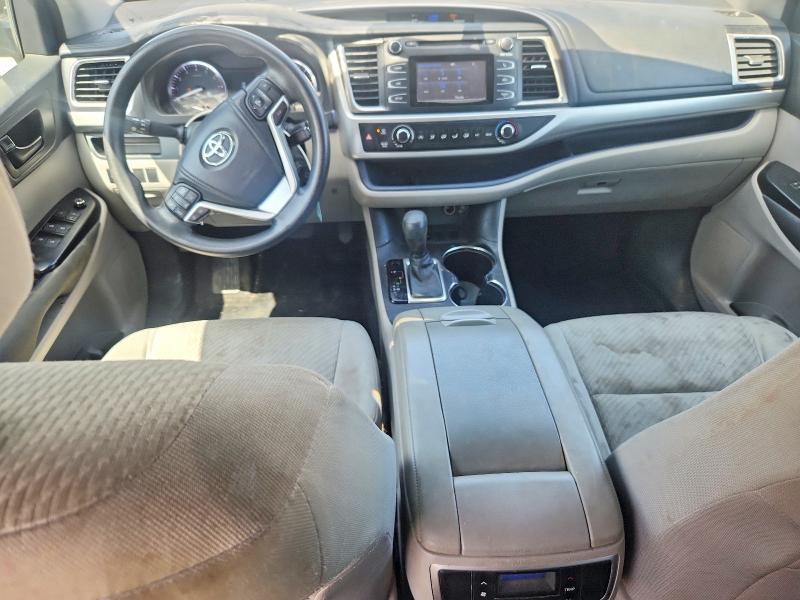 2014 Toyota Highlander VIN 5TDZARFH3ES005803 COPART salvage auction — MECHANICAL, Oh - Certificate Of Title (P), sold $7,300 on 2026-07-27 (photo 8)