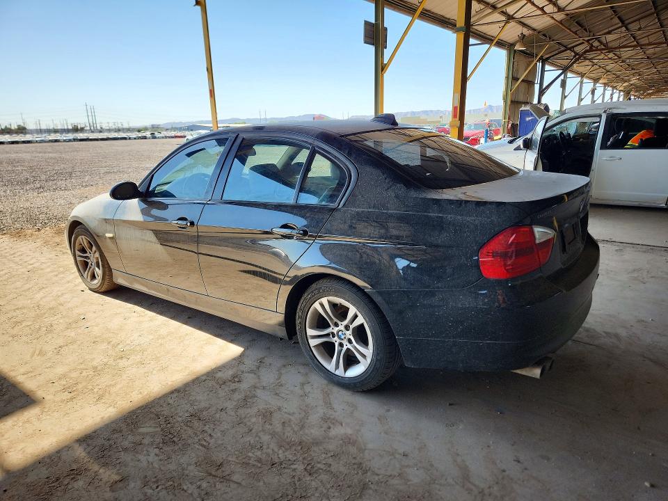 2008 BMW 3 series VIN WBAVC73508KP37113 COPART salvage auction — MINOR DENT/SCRATCHES, AZ - CERTIFICATE OF TITLE (P), sold $500 on 2026-07-22 (photo 2)