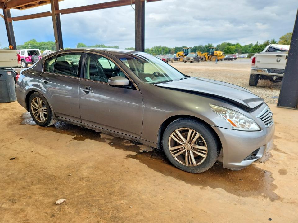 2012 Infiniti G VIN JN1DV6APXCM810351 COPART salvage auction — FRONT END, Al - Certificate Of Title, sold $125 on 2026-07-29 (photo 4)