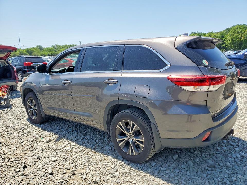 2018 Toyota Highlander VIN 5TDBZRFH9JS843287 COPART salvage auction — BURN, Ma - Cert Of Title-Salvage, sold $275 on 2026-07-23 (photo 2)