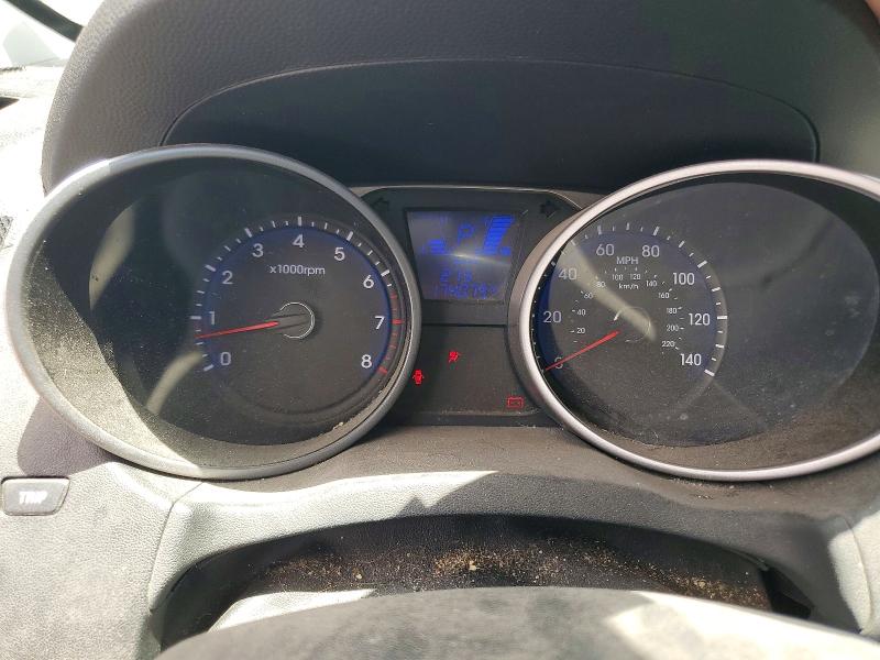 2012 Hyundai Tucson VIN KM8JU3AC8CU508275 COPART salvage auction — FRONT END, TX - CERTIFICATE OF TITLE, sold $600 on 2026-07-17 (photo 9)