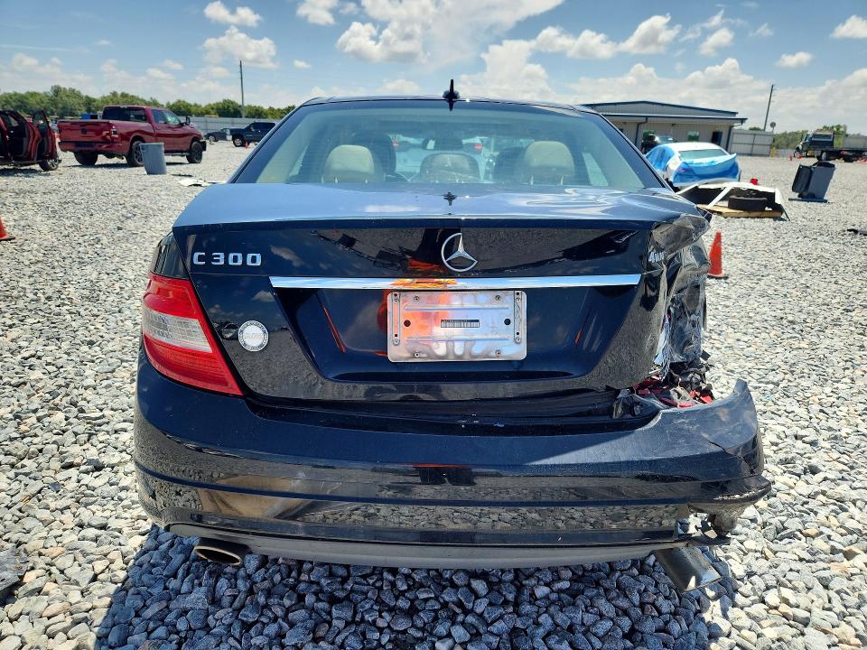 2010 Mercedes-benz C class VIN WDDGF8BB6AR094219 COPART salvage auction — REAR END, FL - CERT OF TITLE SLVG REBUILDABLE, sold $15 on 2026-07-31 (photo 6)