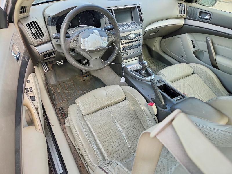 2012 Infiniti G VIN JN1CV6EK2CM420225 COPART salvage auction — FRONT END, Va - Cert Of Title - Salvage, sold $1,400 on 2026-07-21 (photo 8)