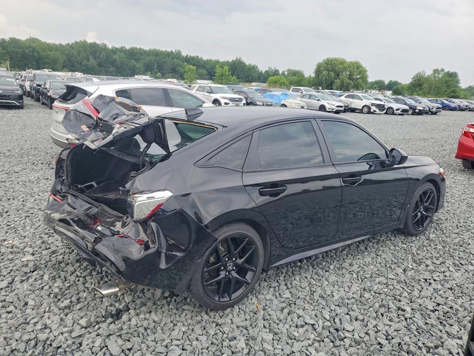 2024 Honda Civic VIN 2HGFE2F51RH538615 COPART salvage auction — REAR END, Oh - Cert Of Title-Salvage, sold $7,800 on 2026-07-30 (photo 3)