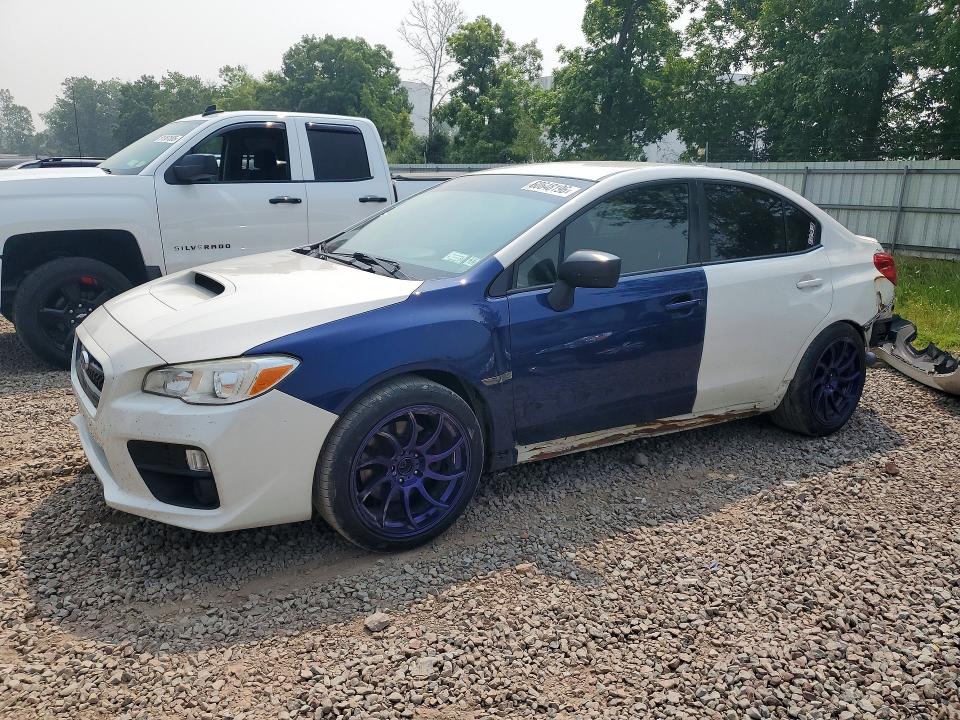 2017 Subaru Wrx VIN JF1VA1B61H9816075 COPART salvage auction — REAR END, Ny - Mv-907A Salvage Certificate, sold $225 on 2026-07-20 (photo 1)