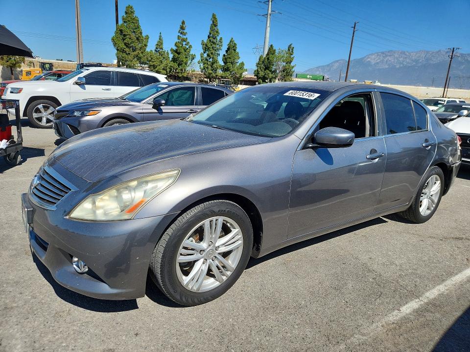 2013 Infiniti VIN JN1CV6AP1DM722883 COPART salvage auction — REAR END, Ca - Salvage Certificate, sold $700 on 2026-07-18 (photo 1)