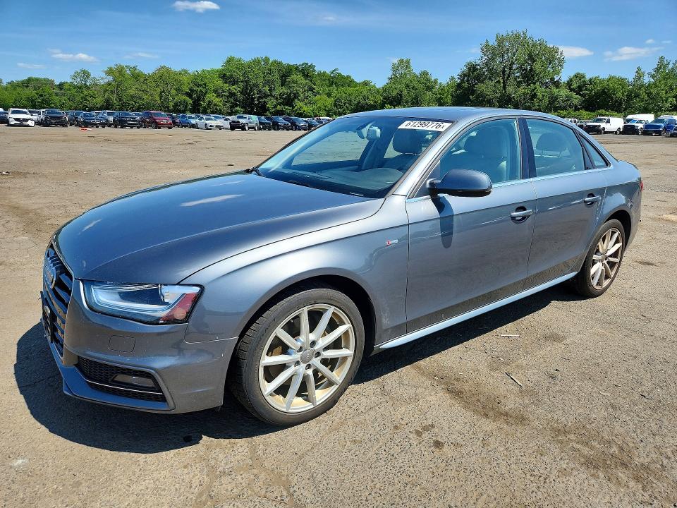 2014 Audi A4 VIN WAUFFAFL2EN008270 COPART salvage auction — FRONT END, Ct - Cert Of Title-Salvage, sold $1,500 on 2026-07-28 (photo 1)