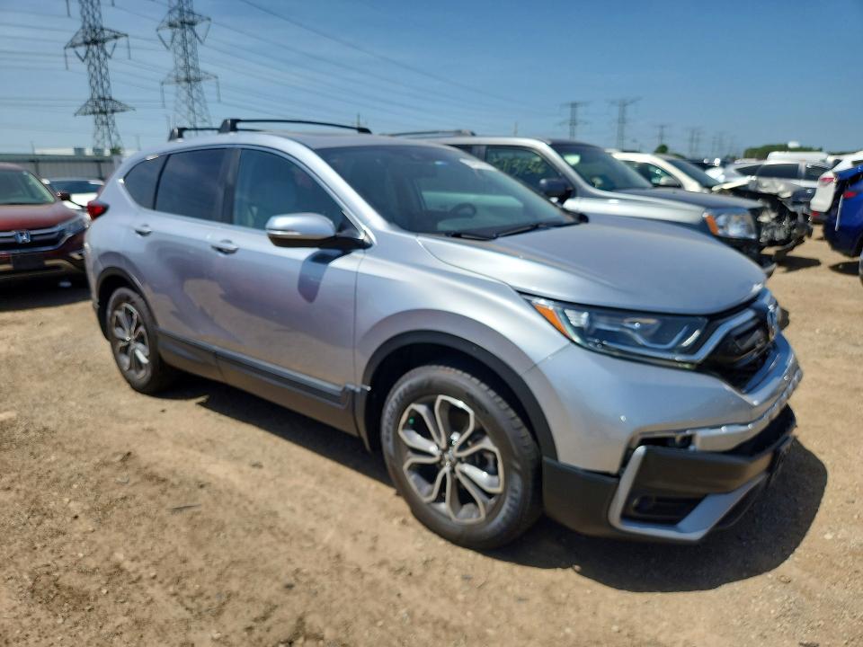 2021 Honda Cr-v VIN 5J6RW2H89ML016577 COPART salvage auction — FRONT END, Il - Salvage Certificate, sold $9,700 on 2026-07-28 (photo 4)