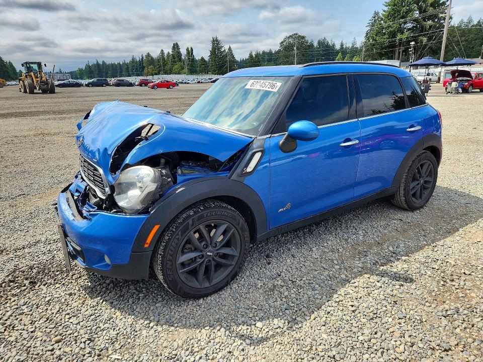 2013 Mini Cooper VIN WMWZC5C5XDWP30825 COPART salvage auction — FRONT END, Wa - Bill Of Sale, sold $1,050 on 2026-08-04 (photo 1)