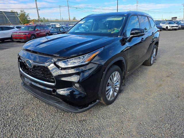 2023 Toyota Highlander VIN 5TDEBRCHXPS571959 COPART salvage auction — FRONT END, Nj - Cert Of Title-Salvage, sold $23,000 on 2026-07-17 (photo 1)