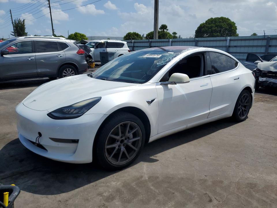 2018 Tesla Model 3 VIN 5YJ3E1EA7JF007505 COPART salvage auction — REAR END, Fl - Certificate Of Title, sold $4,450 on 2026-07-27 (photo 1)