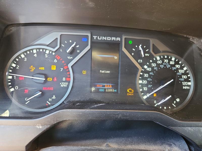 2024 Toyota Tundra VIN 5TFKB5GD3RX003150 COPART salvage auction — FRONT END, Nv - Dis/Dlr/Exp Only Clean Title (P), sold $13,000 on 2026-07-15 (photo 9)