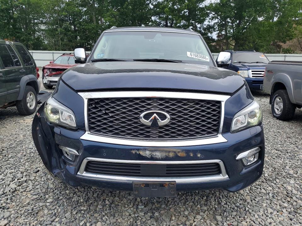 2016 Infiniti Qx80 VIN JN8AZ2NE5G9125595 COPART salvage auction — FRONT END, MA - CERT OF TITLE-RECONSTRCTD COLL, sold $1,650 on 2026-07-23 (photo 5)