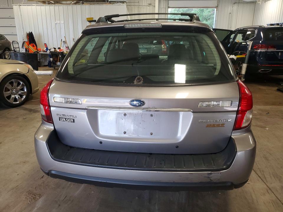 2008 Subaru Outback VIN 4S4BP62CX87362799 COPART salvage auction — HAIL, Mn - Certificate Of Title, sold $575 on 2026-07-09 (photo 6)