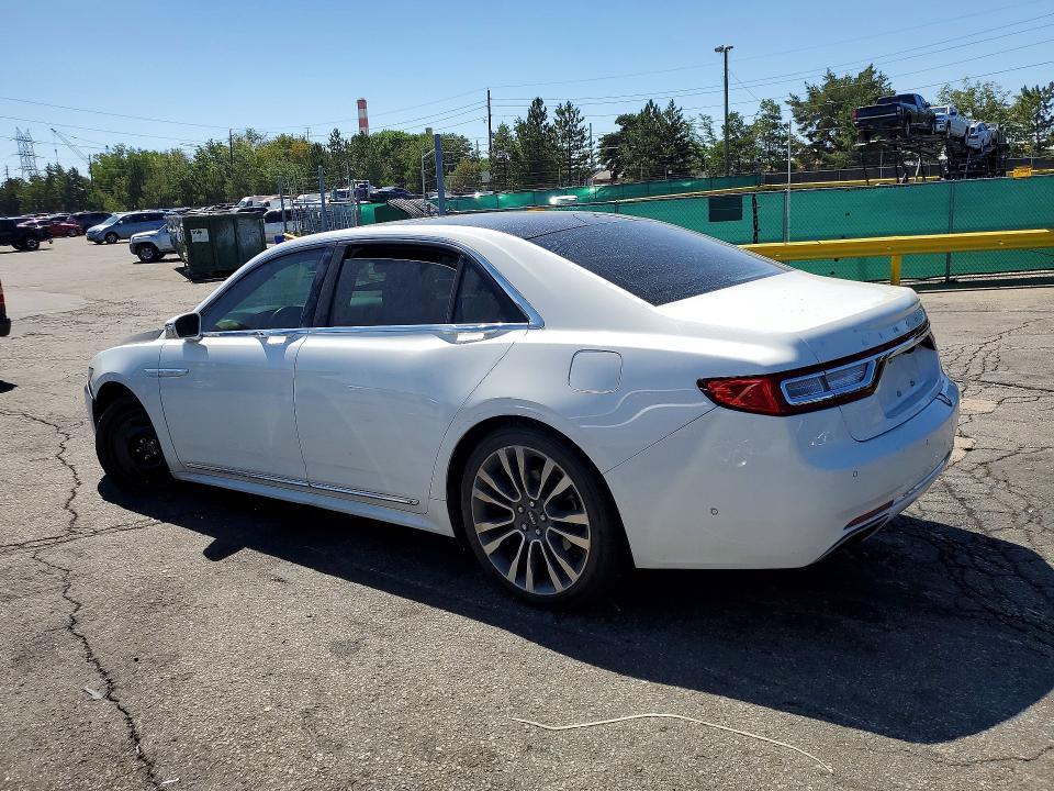 2020 Lincoln Continental VIN 1LN6L9NC7L5607279 COPART salvage auction — FRONT END, Co - Public - Salvage Title, sold $2,700 on 2026-07-28 (photo 2)