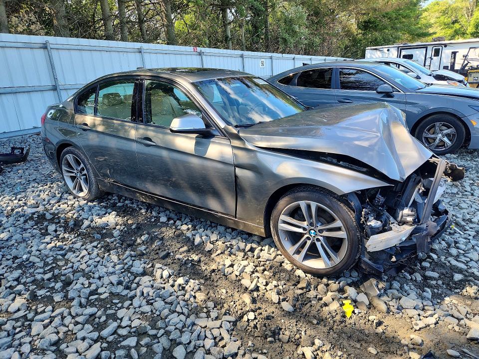 2016 BMW 3er VIN WBA8E3G53GNU01656 COPART salvage auction — FRONT END, Nj - Cert Of Title-Salvage, sold $1,500 on 2026-08-12 (photo 4)
