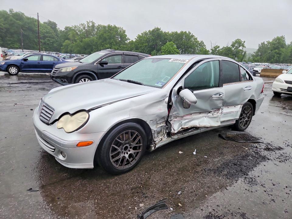 2006 Mercedes-benz C class VIN WDBRF92H36F756312 COPART salvage auction — SIDE, NY - MV-907A SALVAGE CERTIFICATE, sold $325 on 2026-07-23 (photo 1)