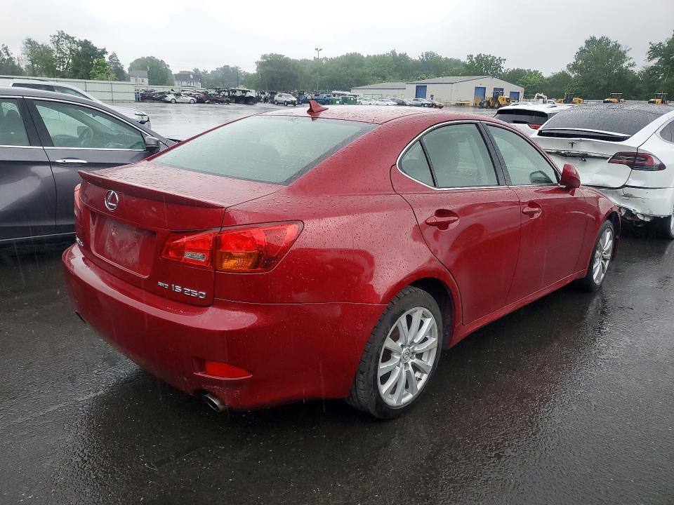 2007 Lexus Is 250 VIN JTHCK262175013248 COPART salvage auction — WATER/FLOOD, NJ - CERT OF TITLE-SALVAGE FLOOD (P), sold $125 on 2026-07-28 (photo 3)