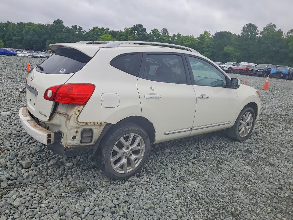 2013 Nissan Rogue sport VIN JN8AS5MV1DW621837 COPART salvage auction — REAR END, NC - DEALER ONLY SALVAGE TITLE, sold $200 on 2026-07-15 (photo 3)