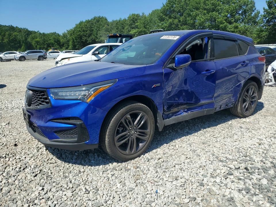 2021 Acura Rdx VIN 5J8TC2H68ML807431 — COPART salvage auction photo