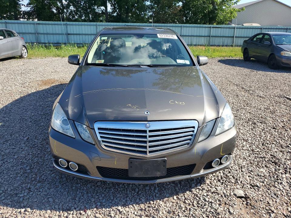2011 Mercedes-benz E-class VIN WDDHF8HB6BA351682 COPART salvage auction — REAR END, NY - MV-907A SALVAGE CERTIFICATE, sold $475 on 2026-08-10 (photo 5)