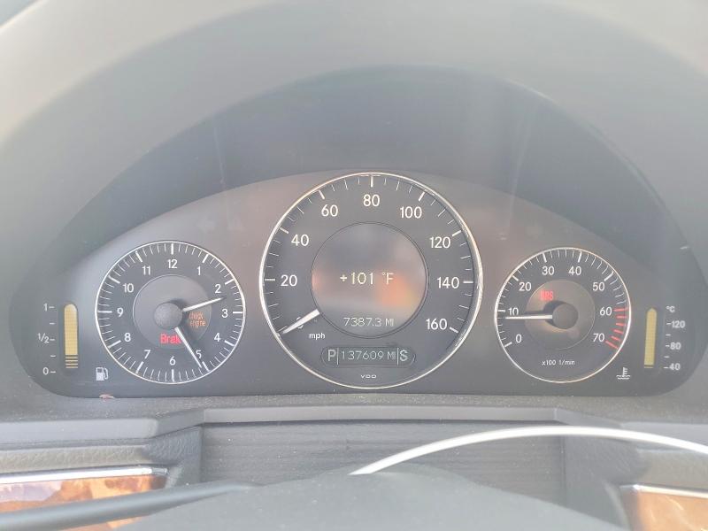 2004 Mercedes-benz E-klasse VIN WDBUF65J64A488406 COPART salvage auction — NORMAL WEAR, Sc - Certificate Of Title, sold $775 on 2026-07-21 (photo 9)