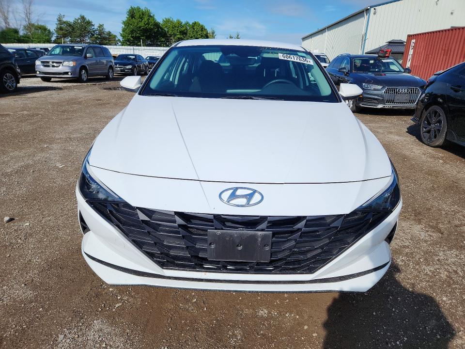 2022 Hyundai Elantra VIN KMHLM4AG1NU291673 COPART salvage auction — REAR END, On - Permit Salvage, sold $250 on 2026-07-30 (photo 5)