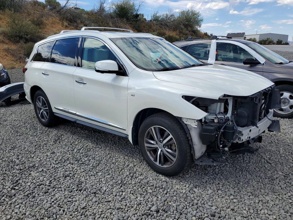2017 Infiniti Qx60 VIN 5N1DL0MM6HC559418 COPART salvage auction — FRONT END, Nv - Salvage Title, sold $150 on 2026-07-30 (photo 4)
