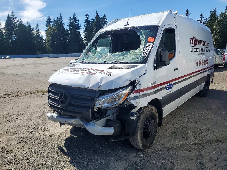 2024 Mercedes-benz Sprinter VIN W1Y5NCHY8RT189202 COPART salvage auction — FRONT END, Wa - Bill Of Sale, sold $5,400 on 2026-07-22 (photo 1)