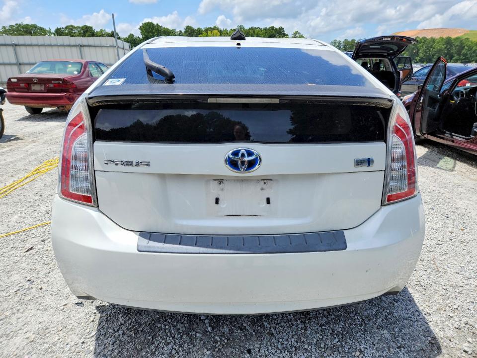 2012 Toyota Prius VIN JTDKN3DU6C5422063 COPART salvage auction — FRONT END, Ga - Cert Of Title-Salvage, sold $2,200 on 2026-07-27 (photo 6)