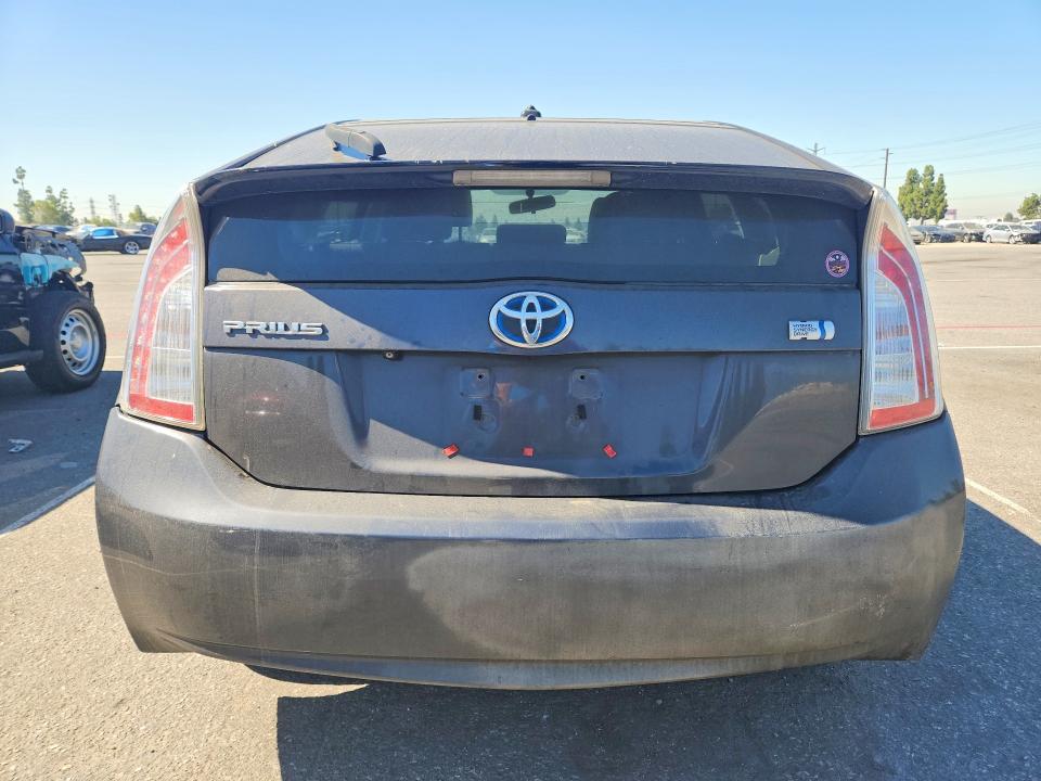 2013 Toyota Prius VIN JTDKN3DUXD1673094 COPART salvage auction — MECHANICAL, Ca - Cert Of Title-Salvaged, sold $2,250 on 2026-07-14 (photo 6)