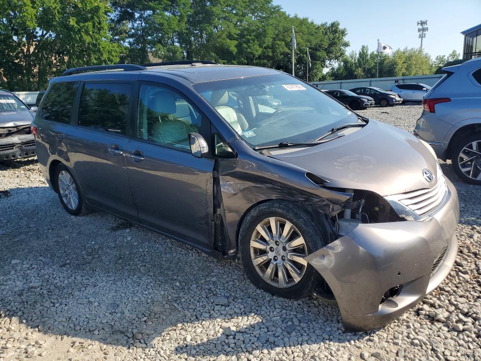 2016 Toyota Sienna VIN 5TDDK3DCXGS143787 COPART salvage auction — FRONT END, MA - CERT OF TITLE-RECONSTRCTD COLL, sold $675 on 2026-07-24 (photo 4)