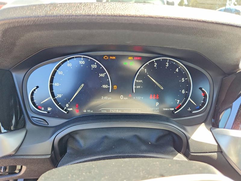 2019 BMW 3er VIN WBA5R1C57KAJ99390 COPART salvage auction — REAR END, Ca - Salvage Certificate, sold $4,650 on 2026-07-28 (photo 9)