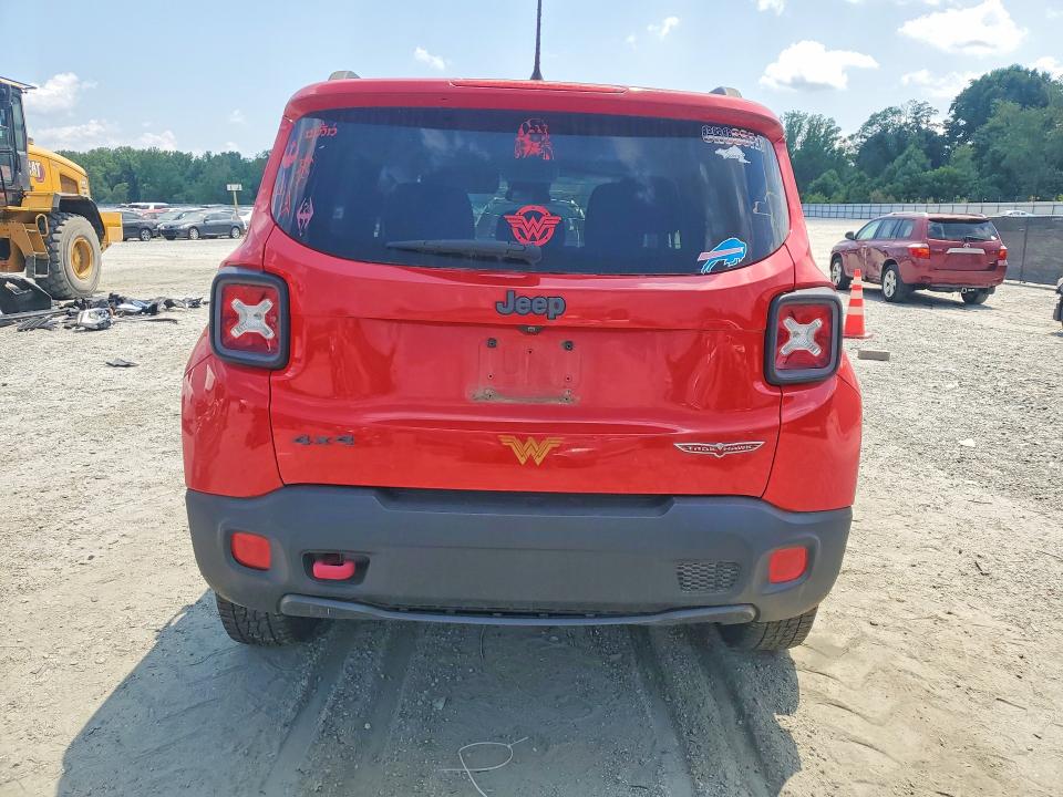 2016 Jeep Renegade VIN ZACCJBCT0GPD55024 COPART salvage auction — SIDE, Sc - Cert Of Title-Salvage, sold $400 on 2026-07-27 (photo 6)