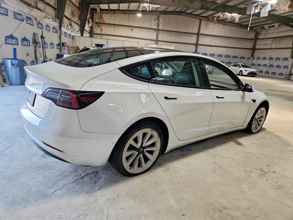 2022 Tesla Model 3 VIN 5YJ3E1EAXNF368698 COPART salvage auction — VANDALISM, Ga - Certificate Of Title, sold $9,800 on 2026-07-22 (photo 3)